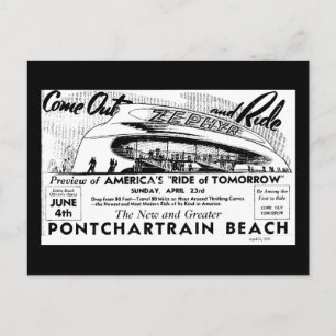 Carte Postale Balades à Pontchartrain Beach, Zephyr