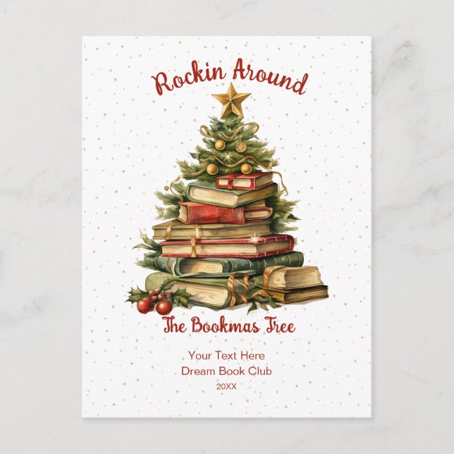 Carte Postale Balancer autour de l'arbre de Bookmas (Devant)