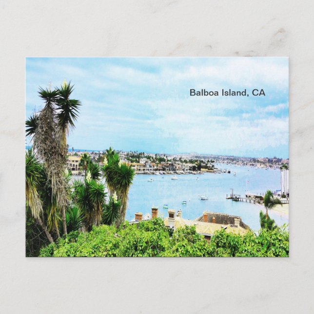 Carte Postale Balboa Island, CA (Devant)