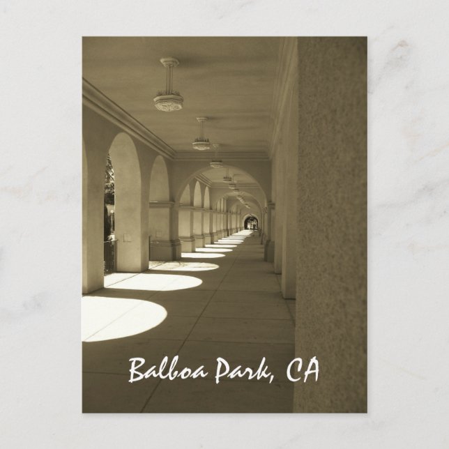 Carte Postale Balboa Park, CA (Devant)