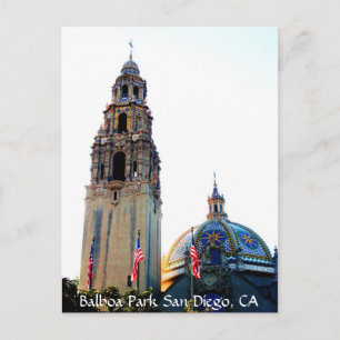Carte Postale Balboa Park San Diego, CA