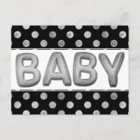 Balcon bébé | Unisex Silver Douche ou Révéler