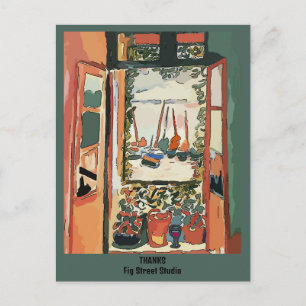 Carte Postale Balcon du Quartier Français & Vin, Studio Fig Stre