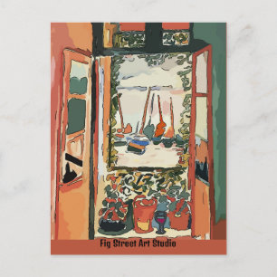 Carte Postale Balcon du Quartier Français & Vin, Studio Fig Stre