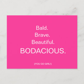 Carte postale BALD & BODACIOUS par April McCallum