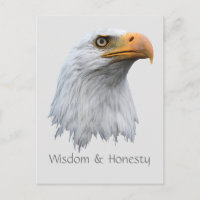 Bald Eagle Sagesse & Honnêteté personnalisable
