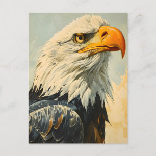 Carte Postale Bald Eagle Vintage