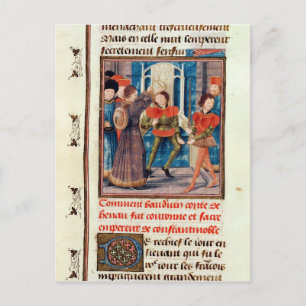 Carte Postale Baldwin I Sixième comte du Hainaut couronné