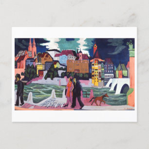 Carte Postale Bâle et le Rhin   Kirchner  