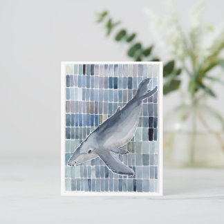 Carte postale baleine à bosse