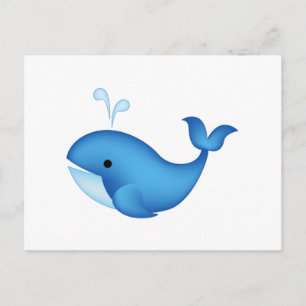 Carte Postale Baleine bleue