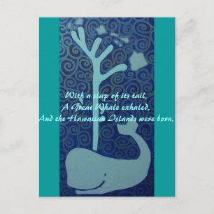 Carte Postale Baleine hawaïenne