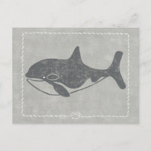 Carte Postale Baleine tueuse marine