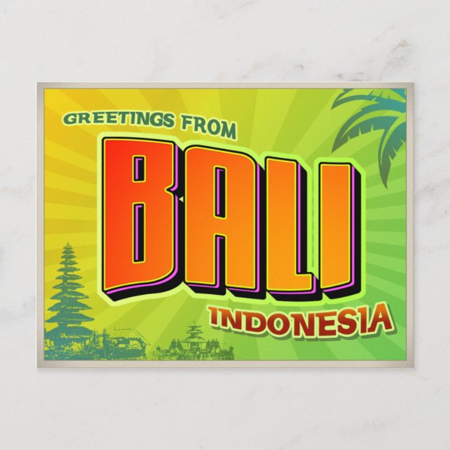 CARTE POSTALE BALI (Devant)