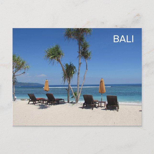 Carte Postale Bali Beach Indonésie (Devant)