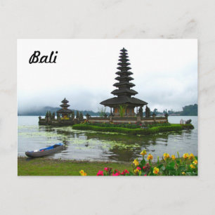 Carte Postale Bali, Indonésie - Pura Ulun Danu, Lac Bratan