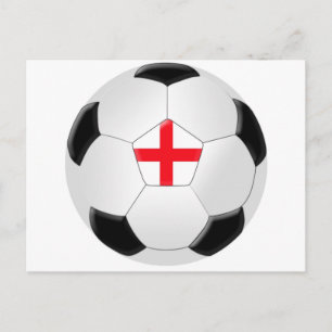 Carte Postale Balle de football - Angleterre