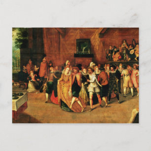 Carte Postale Balle pendant le règne d'Henri III, 1574-1623