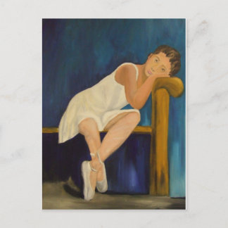 Carte Postale Ballerina pensive