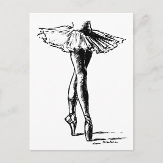 Carte Postale Ballet