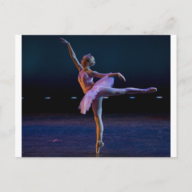Carte Postale Ballet Arabesque (Devant)