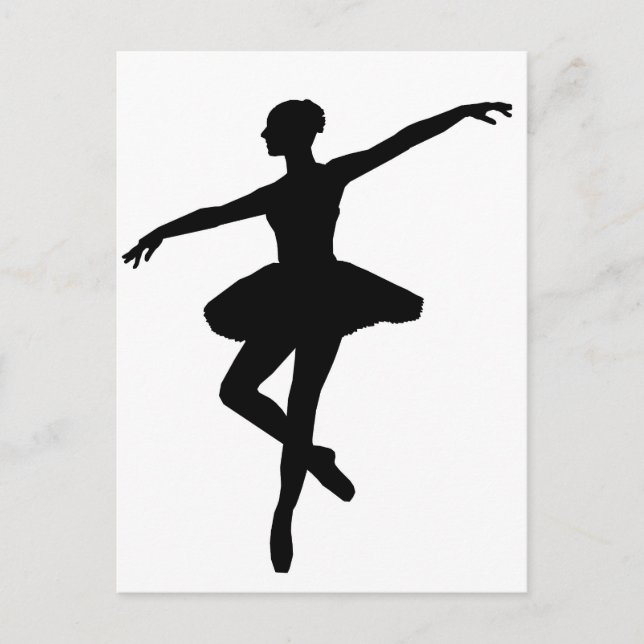 Carte Postale Ballet Danse Ballerina (Devant)