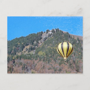 Carte Postale Ballon à air chaud dans l'Oberland bernois