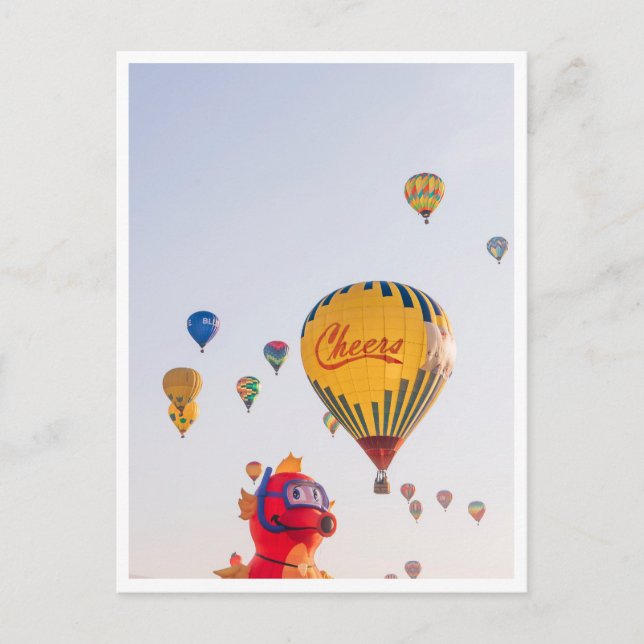 Carte Postale Ballon de félicitations amusant Cheers (Devant)