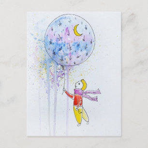 Carte Postale Ballon gonflable 