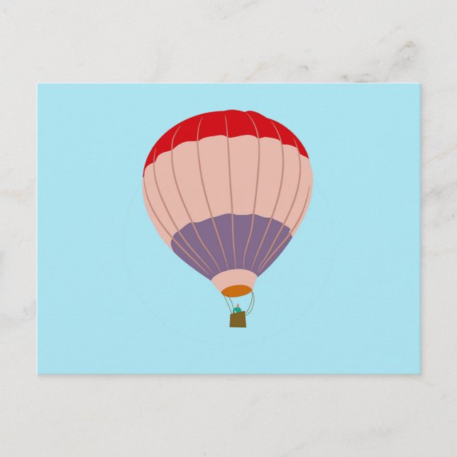 Carte Postale Ballons à air (Devant)