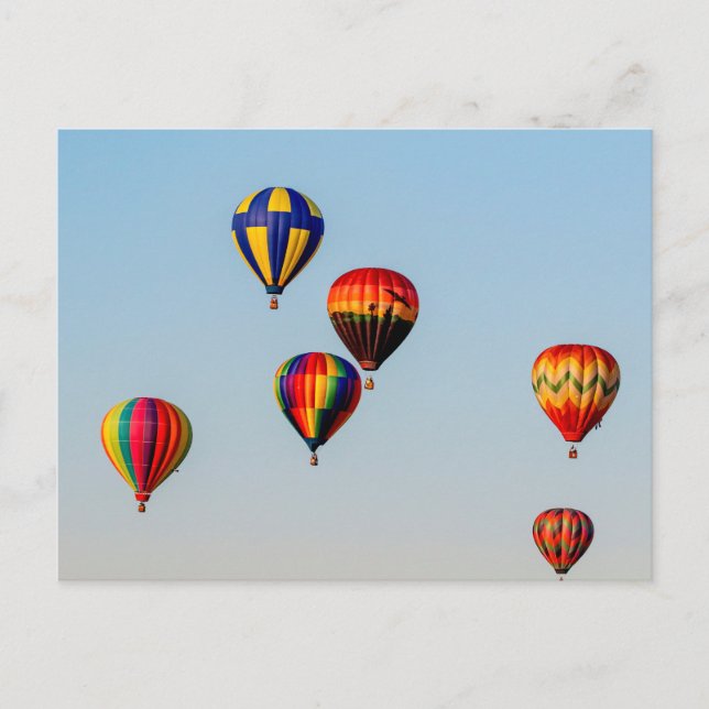 Carte Postale Ballons à air chaud (Devant)