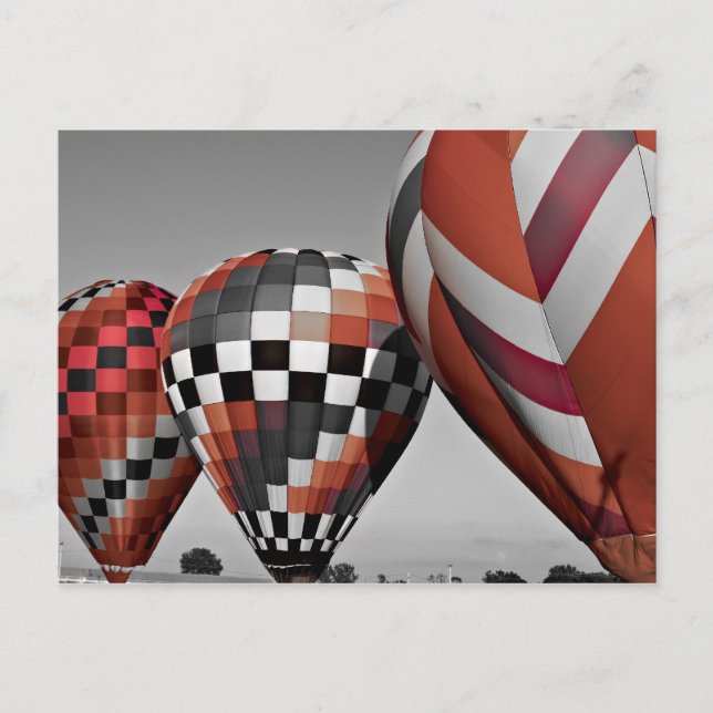 Carte Postale Ballons à air chaud (Devant)