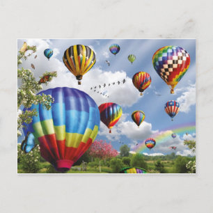 Carte Postale Ballons à air chaud