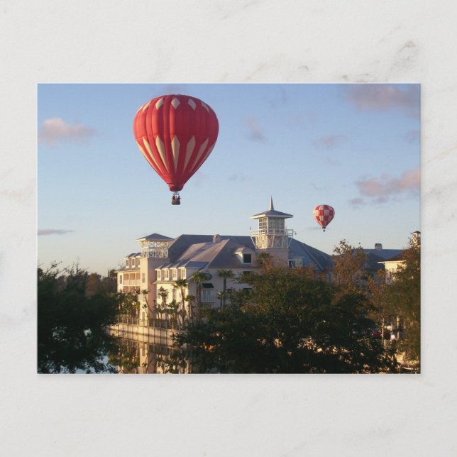 Carte Postale Ballons à air chaud (Devant)