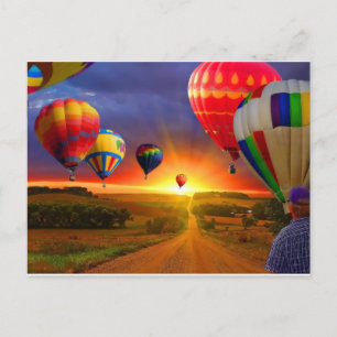 Carte Postale Ballons à air chaud