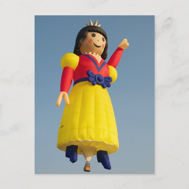 Carte Postale Ballons Blanche-Neige (Devant)