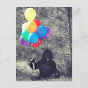Carte Postale ballons d'anniversaire