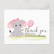 Ballons Eléphants Rose Cute
