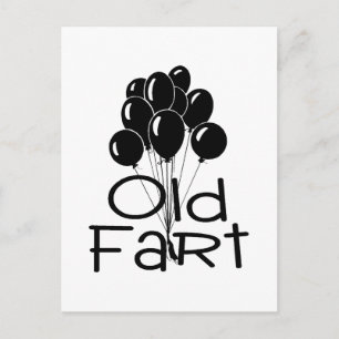 Carte Postale Ballons noirs vieux panier