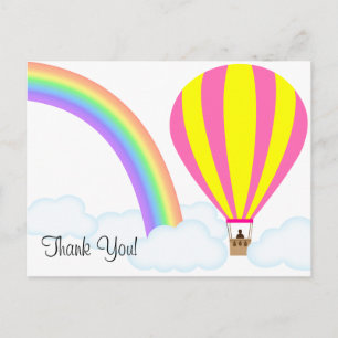 Carte postale Balloon à air chaud - Arrière - plan