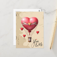 Balloon à air chaud en forme de coeur Romantique S