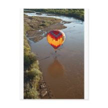 Balloon à air chaud Touchant le Rio Grande River