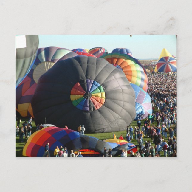 Carte Postale Balloon Albuquerque le matin (Devant)