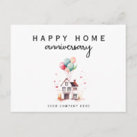Balloons Maison Aquarelle Anniversaire