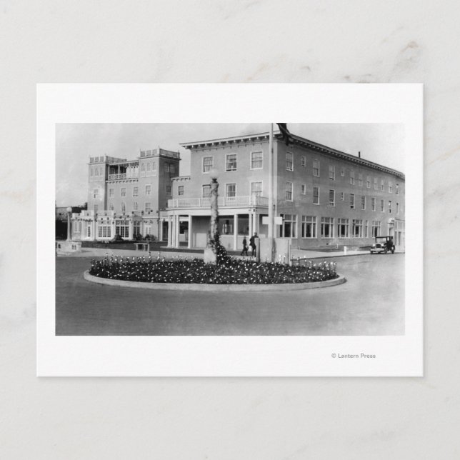 Carte Postale Balnéaire, Oregon Vue de l'Hôtel Balnéaire Photogr (Devant)