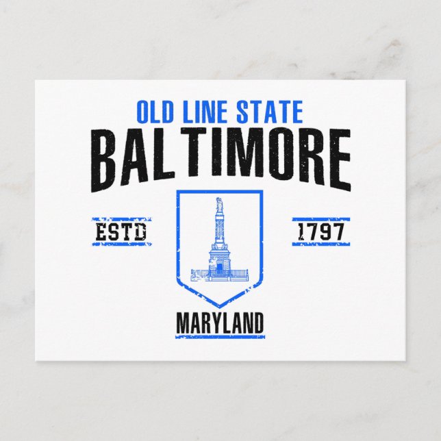 Carte Postale Baltimore (Devant)