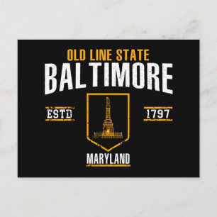 Carte Postale Baltimore