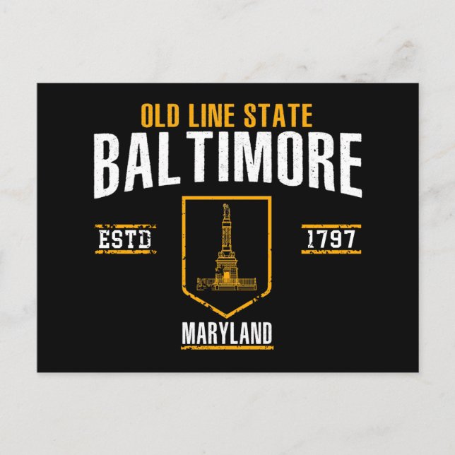 Carte Postale Baltimore (Devant)