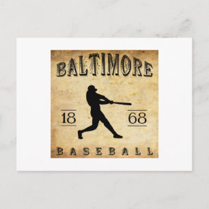Carte Postale Baltimore Maryland Baseball 1868