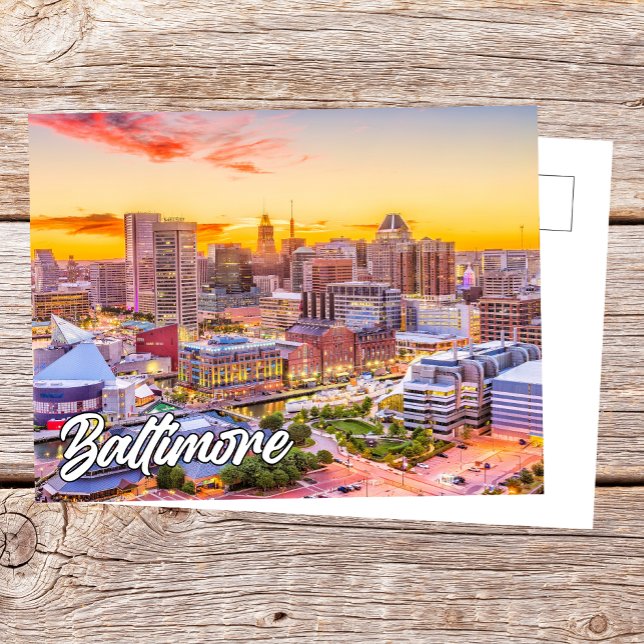 Carte Postale Baltimore, Maryland, USA (Créateur téléchargé)